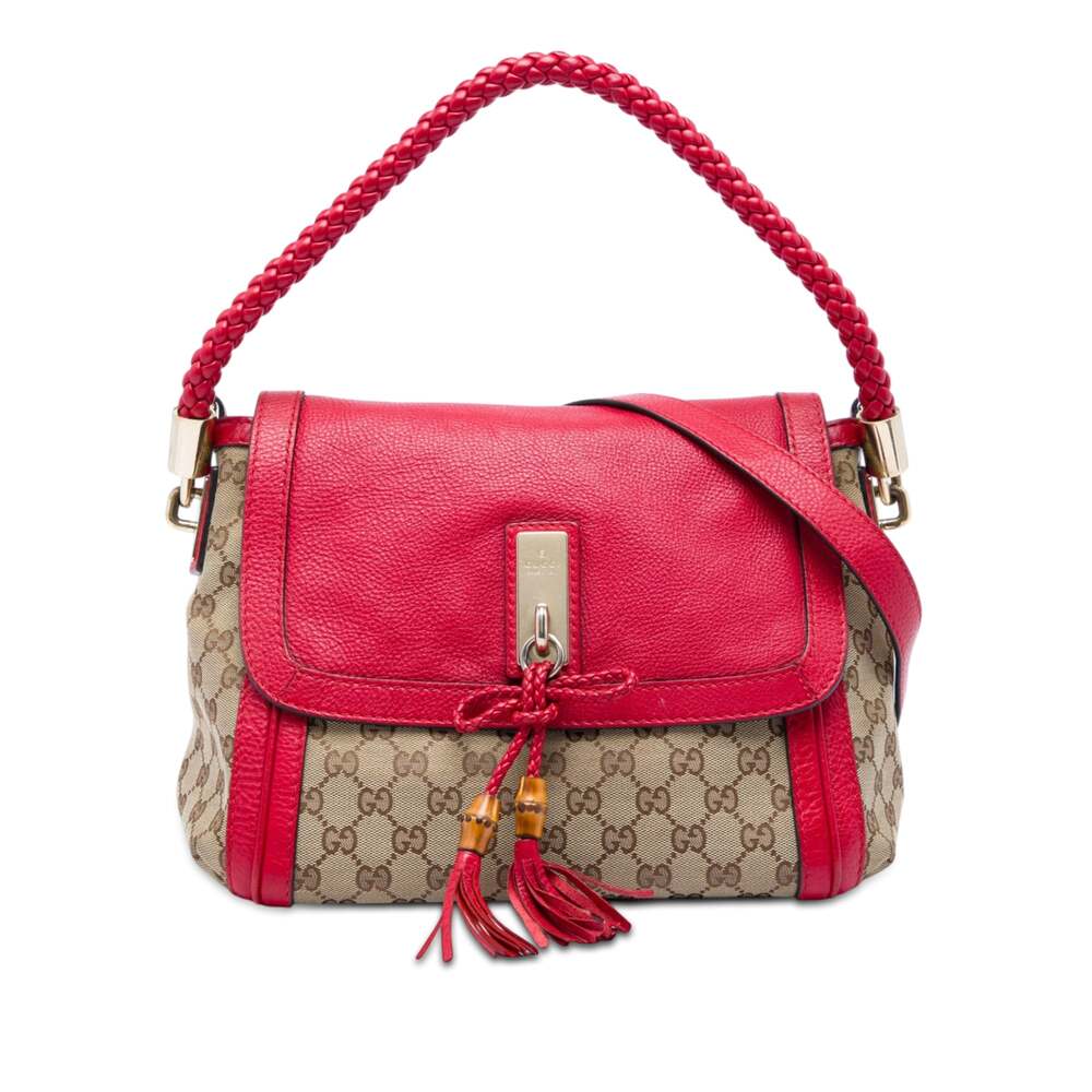 Gucci Bella Flap Shoulder Bag Gg Canvas #376328G80B